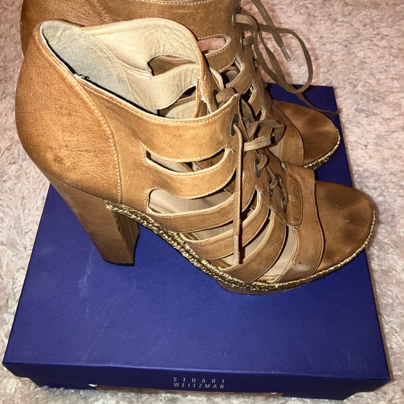 Beautiful stuart weitzman platform heels - Picture 7 of 8